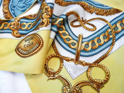 Authentic Vintage Hermes Silk Ascot Bride de Cour - Very RARE