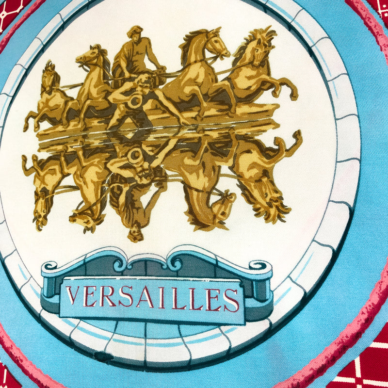 Les Jardins de Versailles Hermes Scarf by Vauzelles 90 cm Silk - RARE