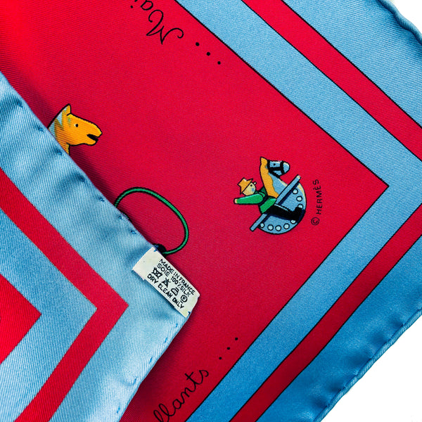 Raconte-Moi le Cheval Hermes Silk Scarf GRAIL | Carre de Paris