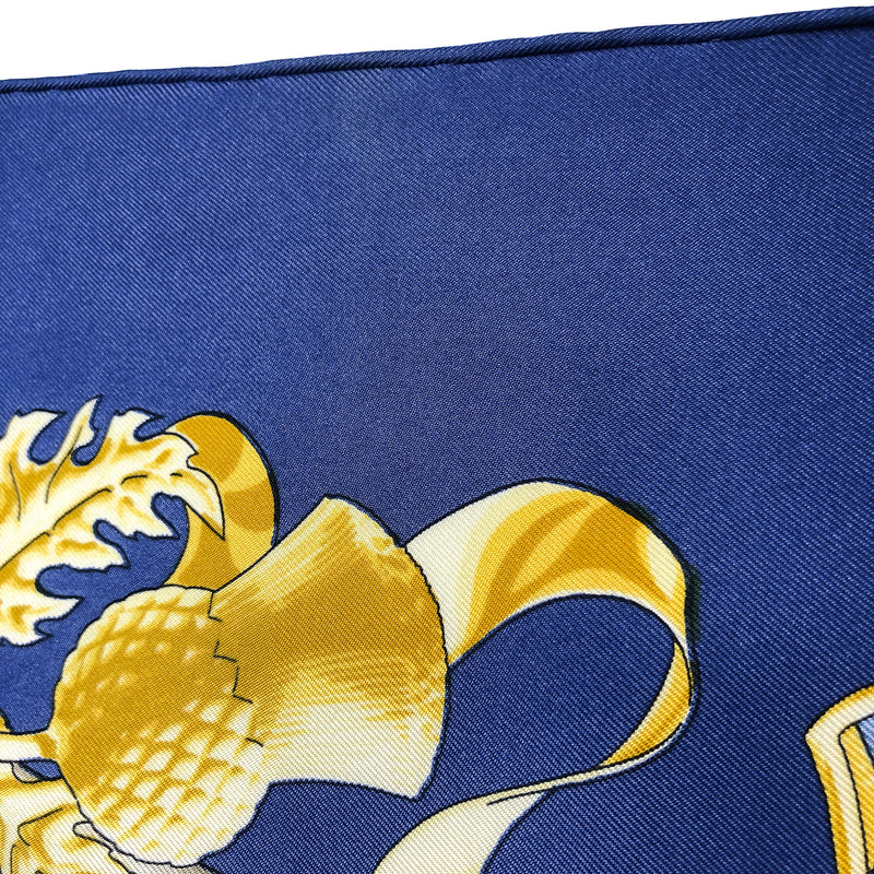 British Heraldry "Ich Dien" Hermes Scarf by Rybal 90cm Silk Twill Limited Edition | RARE