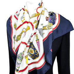 Flacons Hermes Scarf by Catherine Baschet 90cm Silk Twill