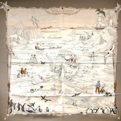 Hommage a l’Explorateur Sir Ernest Shackleton Hermes Silk Scarf | Special Issue | GRAIL w/BOX