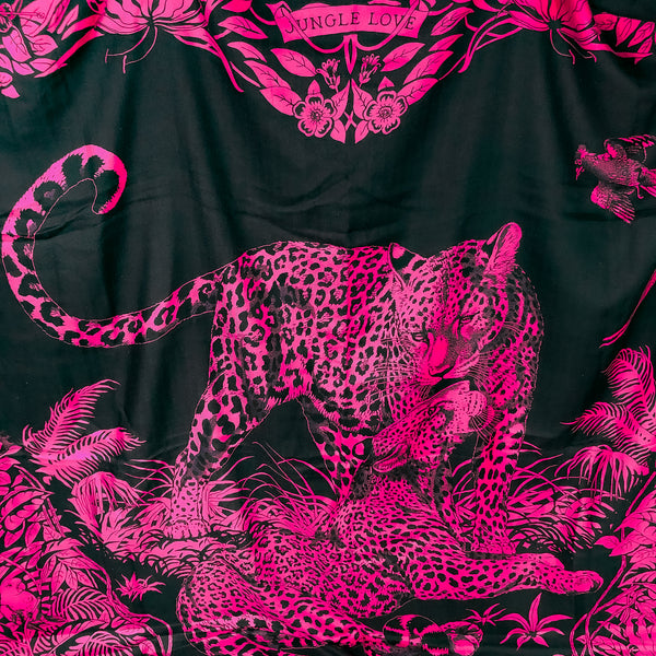 Jungle Love Hermes Shawl by Robert Dallet 140 Cashmere & Silk w/BOX