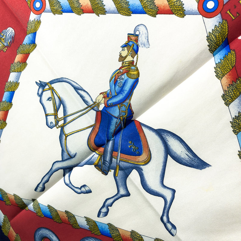 L'Armee Imperiale Russe de 1816 A 1916 Hermes Scarf 90cm Silk Twill