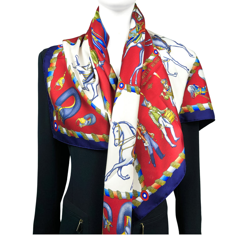 L'Armee Imperiale Russe de 1816 A 1916 Hermes Scarf 90cm Silk Twill