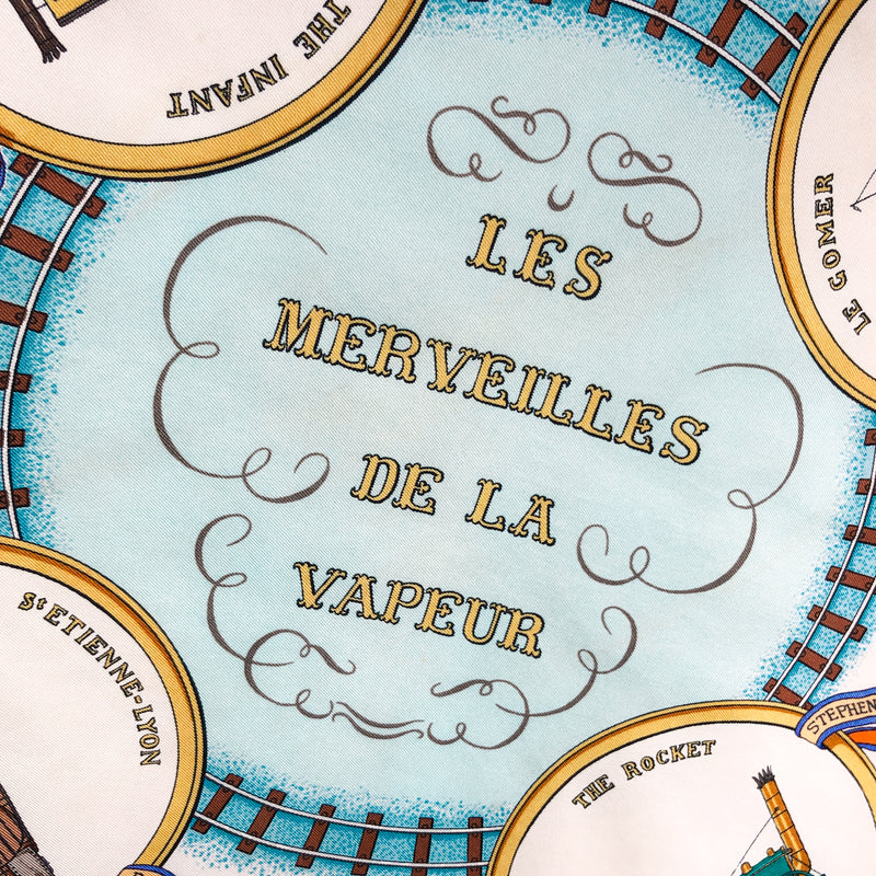 Les Merveilles de la Vapeur Hermès Scarf by Philippe Ledoux 90cm | Limited Edition