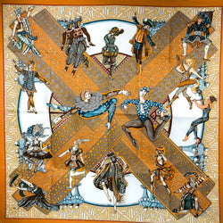 Les Ballets Russes Hermes Scarf by Annie Faivre 90cm Silk