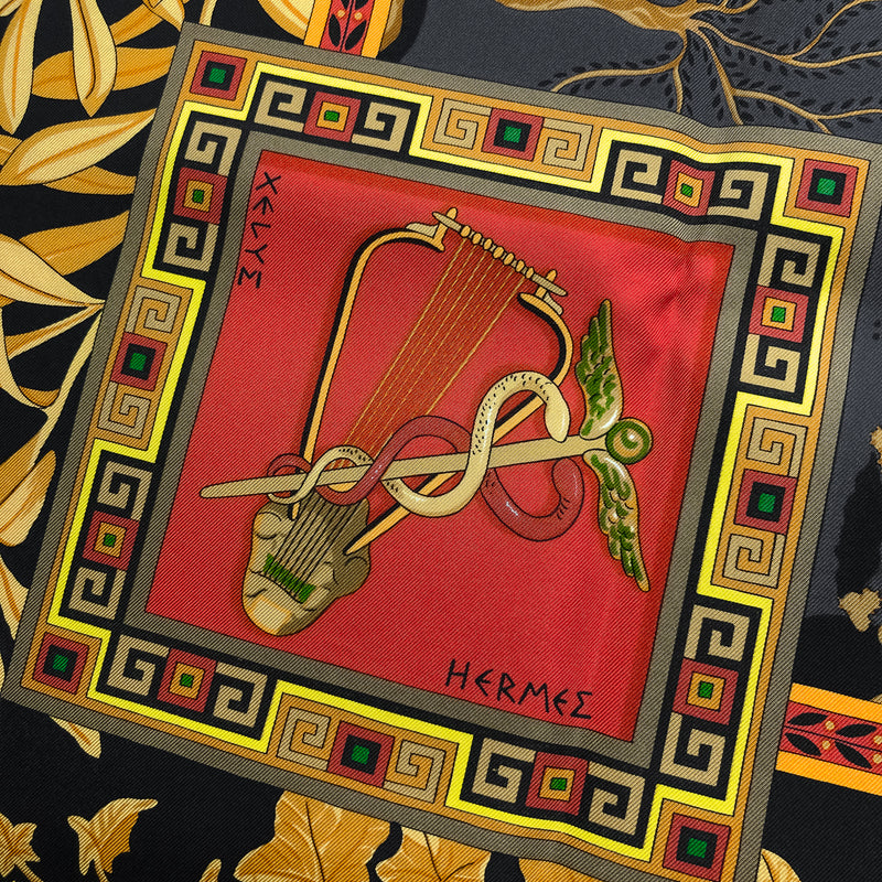 Musique Des Dieux Hermes Scarf by Claudia Stuhlhofer-Mayr 90 cm Silk Twill | Rare