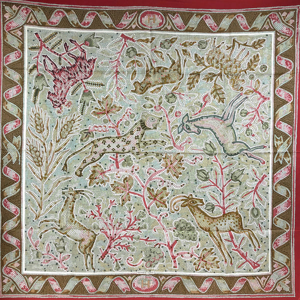 Pavement Hermes Scarf by Maurice Tranchant 90cm Silk Twill | Rare