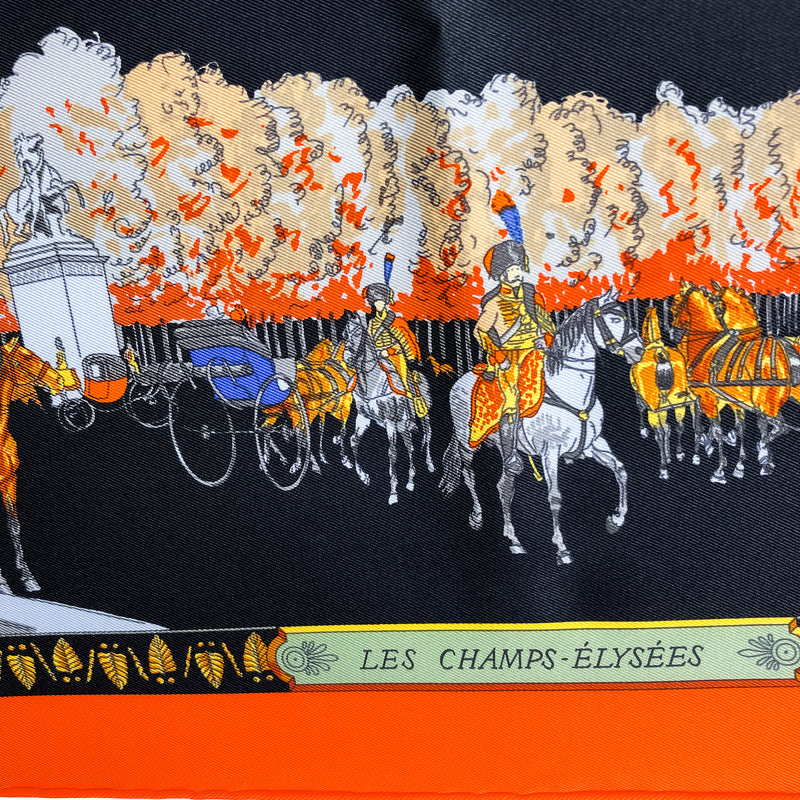 Promenades de Paris Hermes Scarf by Philippe Ledoux 70 cm Silk w/Box