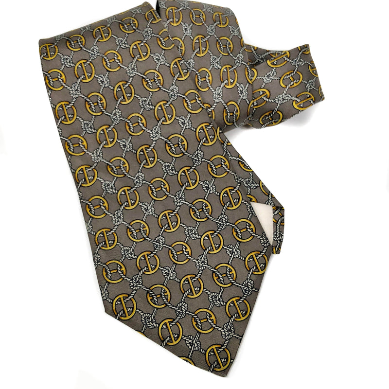 Hermes Silk Necktie 670 OA