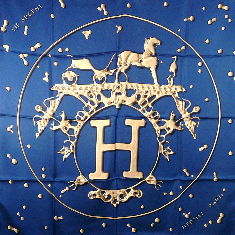 hermes scarf with h logo