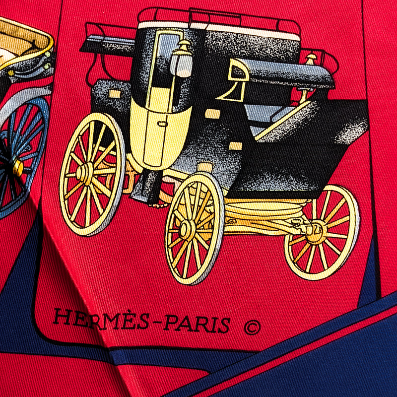 Carrosserie Hermes Scarf by Philippe Ledoux 90 cm Silk - Early Issue