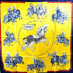 Carrousel HERMES Silk Scarf Early Issue 