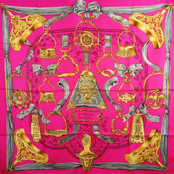 Vintage Hermes Silk Scarf Etriers in Hot Pink – Carre de Paris