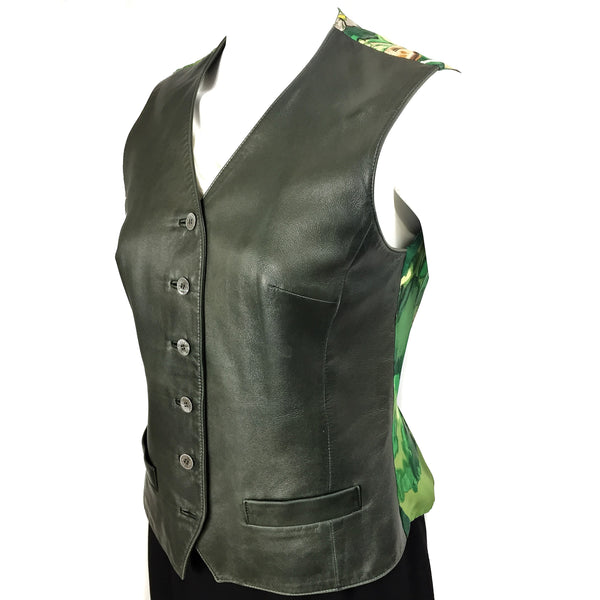 Concerto Hermes Silk & Leather Vest