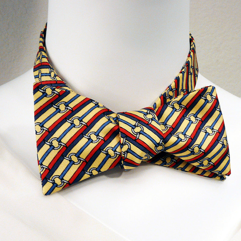 Authentic HERMES Silk Bow Tie