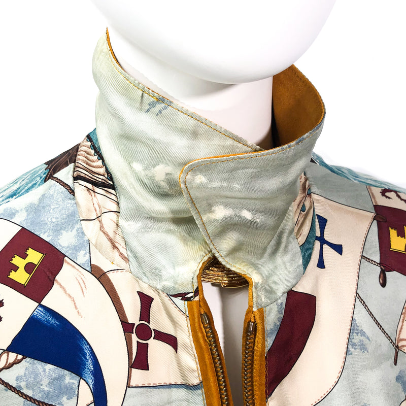 close up of collar standing up