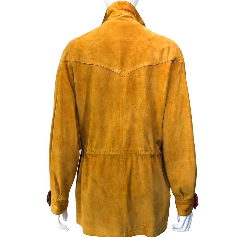 Backside of this fabulous Hermes Suede Jacket