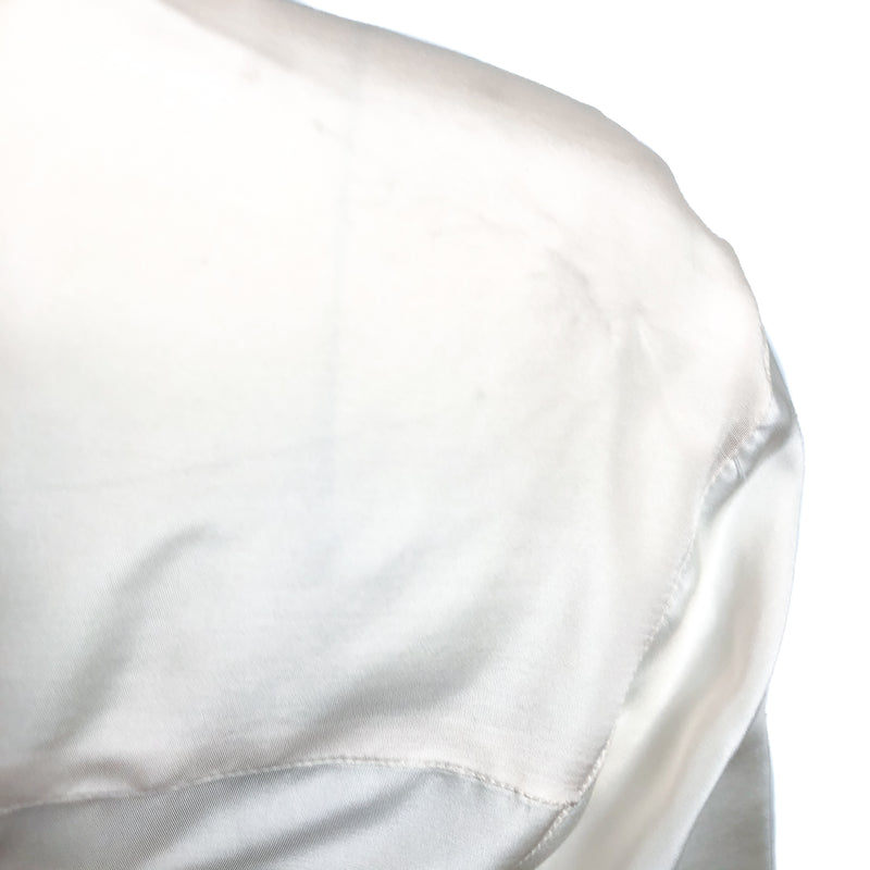 Hermes Silk Blouse/Shirt with Memoire d'Hermes w/Detachable Collar, Cuffs & Cufflinks