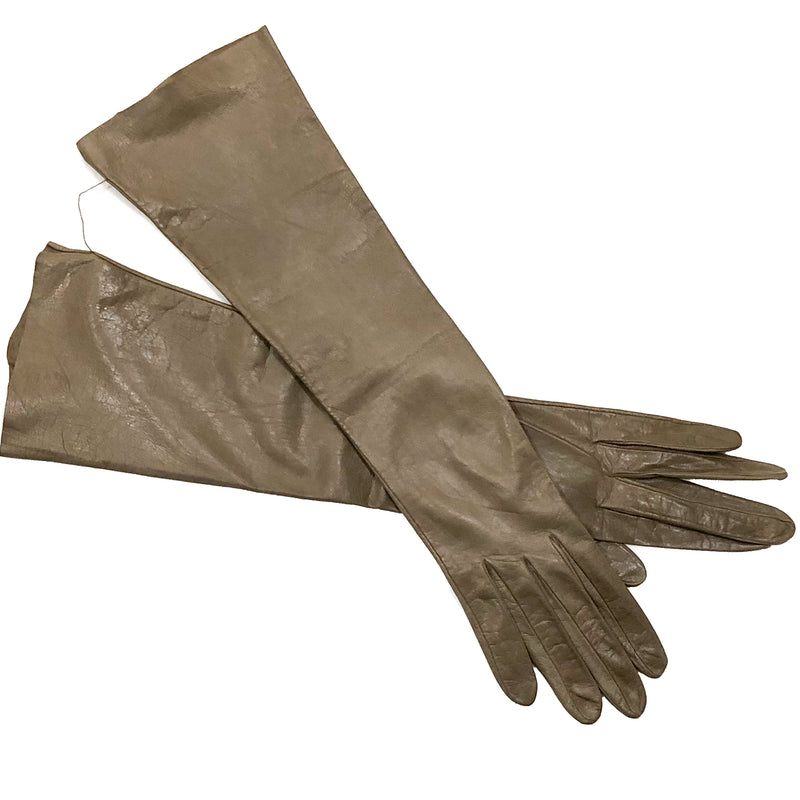 Hermes Kid Leather Long Gloves - UNWORN