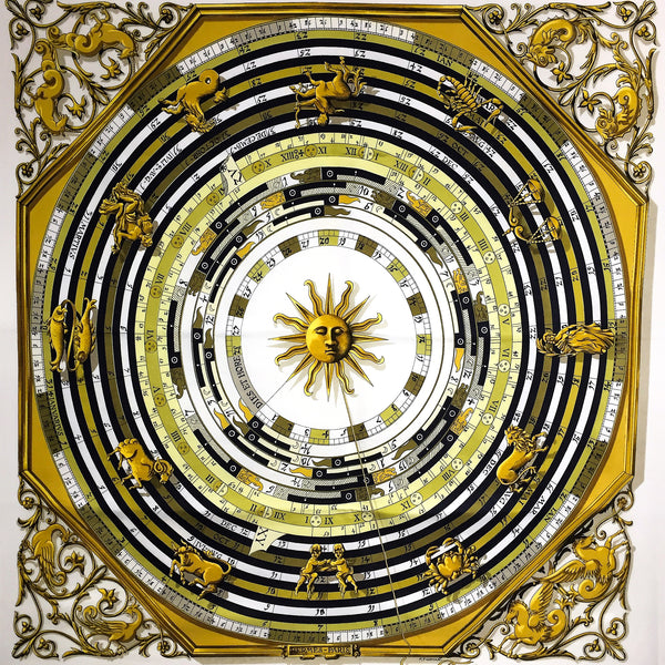 Astrologie Hermes Silk Scarf 36" x 36"