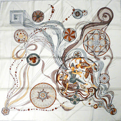 La Danse du Cosmos HERMES Silk Scarf 90 cm