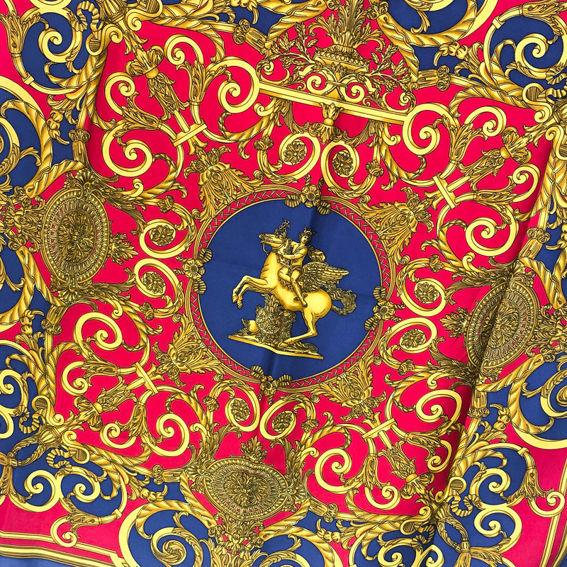 Les Tuileries Hermes silk twill scarf (100% silk) - inspired by the famous Parisian gardens