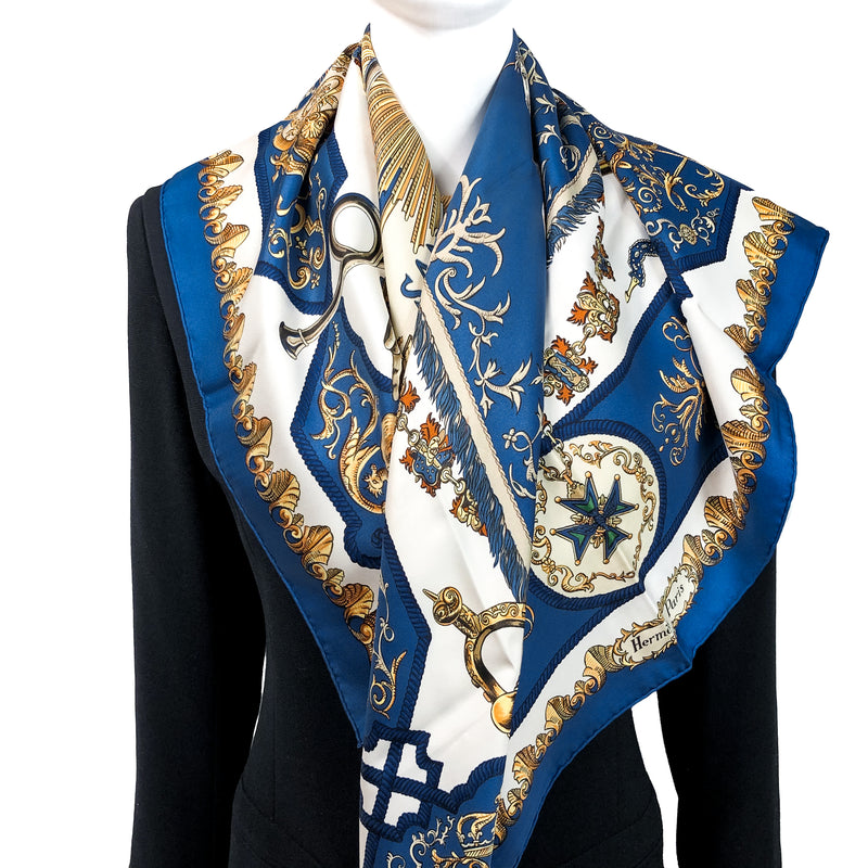 Lot - An Hermès Ludovicus Magnus silk scarf