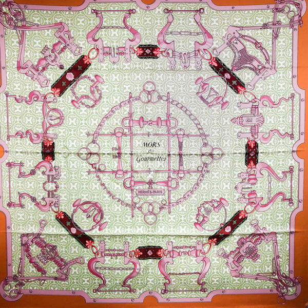 Mors et Gourmettes Remix Hermes Silk Scarf from 2013/2014