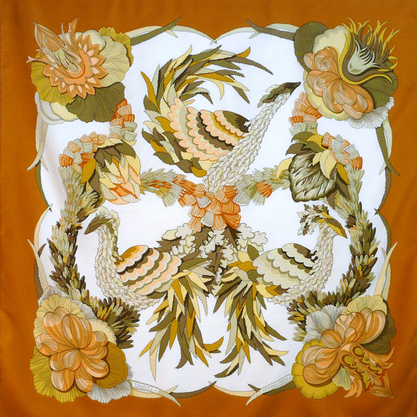 Tahiti Hermes silk scarf 