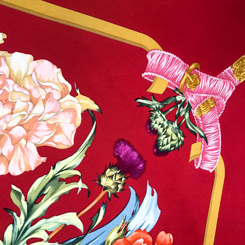 Regina Hermes Scarf by Leila Menchari Red CW RARE Early Issue