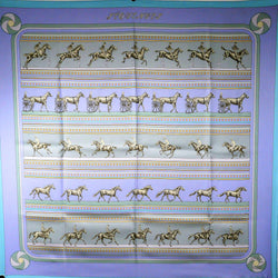 Sequences HERMES Silk Carre Caty Latham Lavender