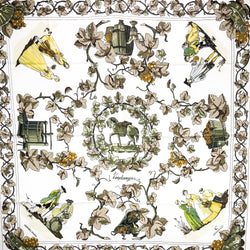 Hermes Silk Scarf Vendanges II Hennessy RARE 1965 LIMITED